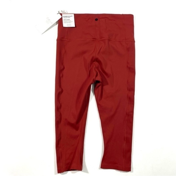 New CALIA Power Sculpt Knee Length Bike Shorts Dark Clay - Picture 3 of 7